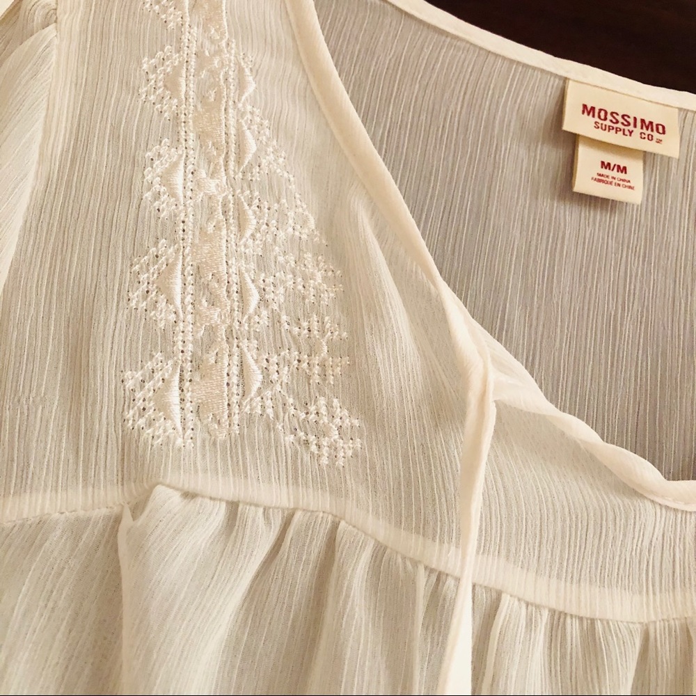 Sheer White Top